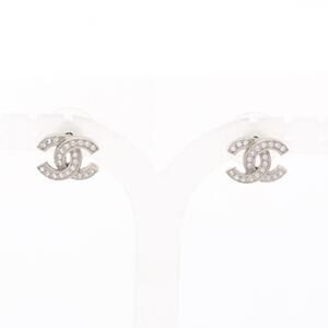 CHANEL Gold Logo Earrings